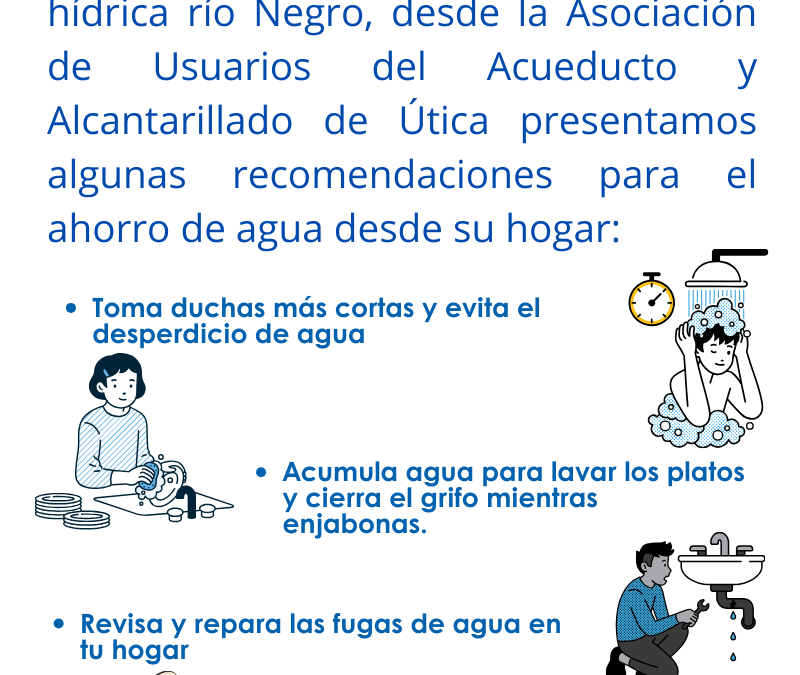 Recomendaciones ahorro de agua